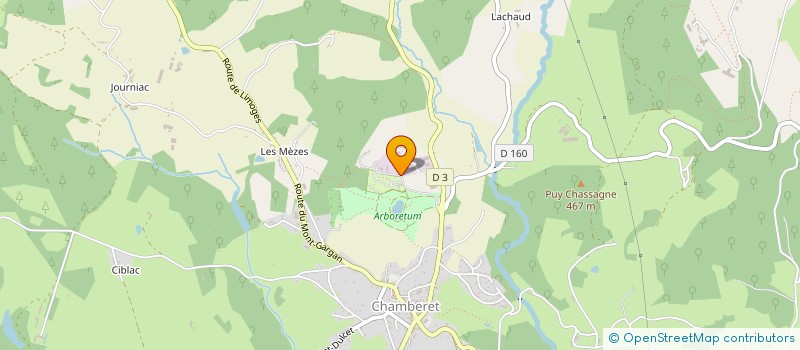 localisation de l'entreprise PARFUM ET LOGISTIQUE  CHAMBERET