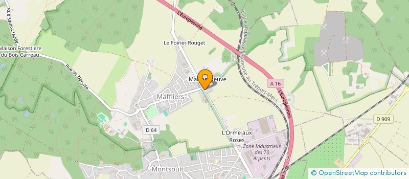 localisation de l'entreprise PARFUM'INUTE HOLDING  MAFFLIERS