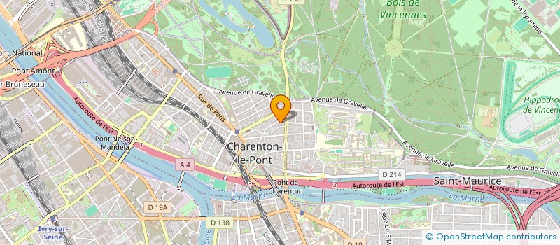 localisation de l'entreprise PARFUM LE CHALET  CHARENTON-LE-PONT