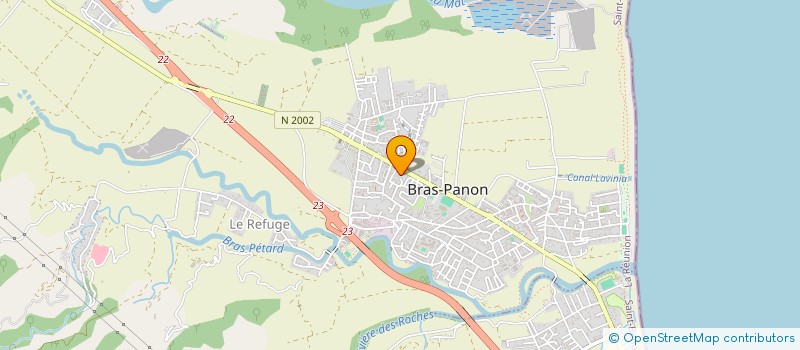 localisation de l'entreprise PARFUM VANILLE  BRAS-PANON