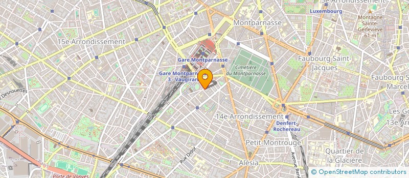localisation de l'entreprise PARFUMERIE BEAUTE SANTE à PARIS