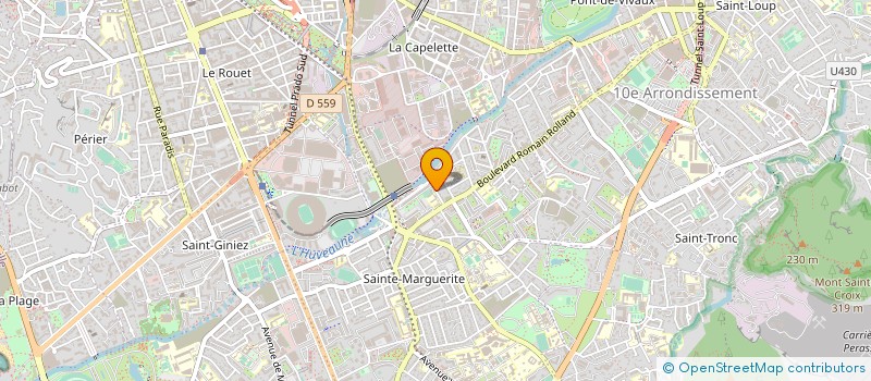 localisation de l'entreprise PARFUMERIE CALINE à MARSEILLE 9EME