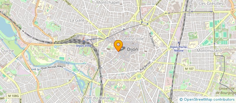 localisation de l'entreprise PARFUMERIE CHARGRASSE SA à DIJON