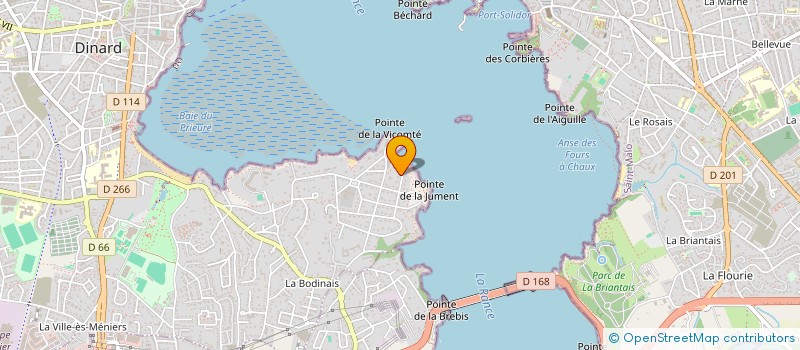 localisation de l'entreprise PARFUMERIE CHARRIOU  DINARD