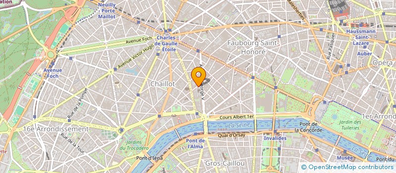 localisation de l'entreprise PARFUMERIE DE L ETOILE  PARIS