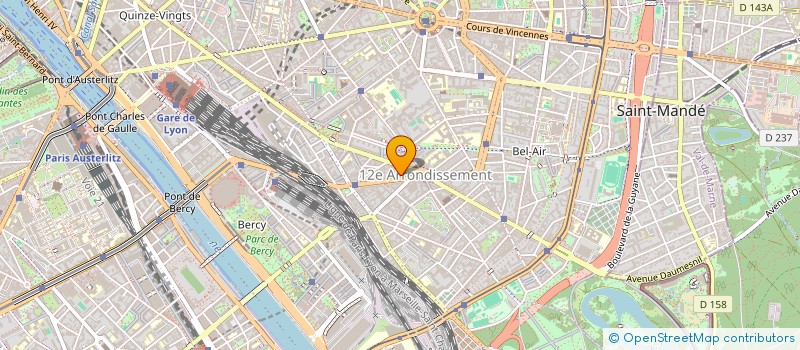 localisation de l'entreprise PARFUMERIE DE REUILLY  PARIS