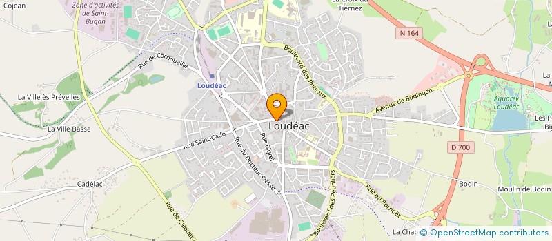 localisation de l'entreprise PARFUMERIE DELPHINE à LOUDEAC