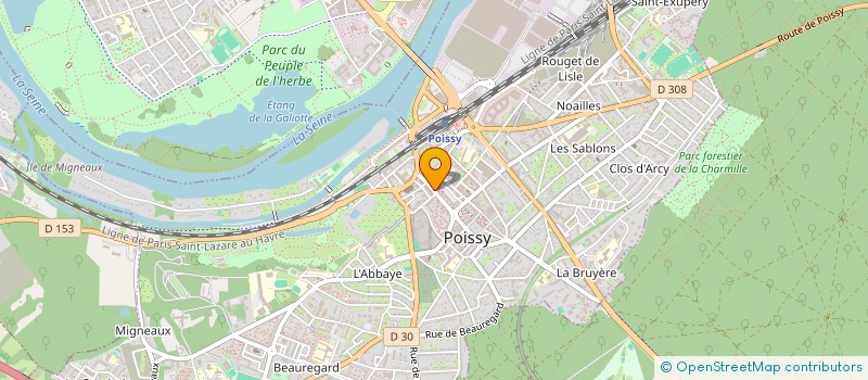 localisation de l'entreprise PARFUMERIE DU PINCERAIS à POISSY