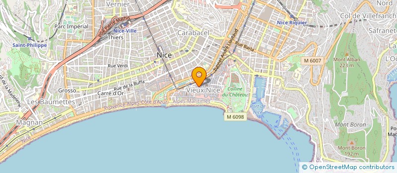 localisation de l'entreprise PARFUMERIE DU VIEUX NICE à NICE