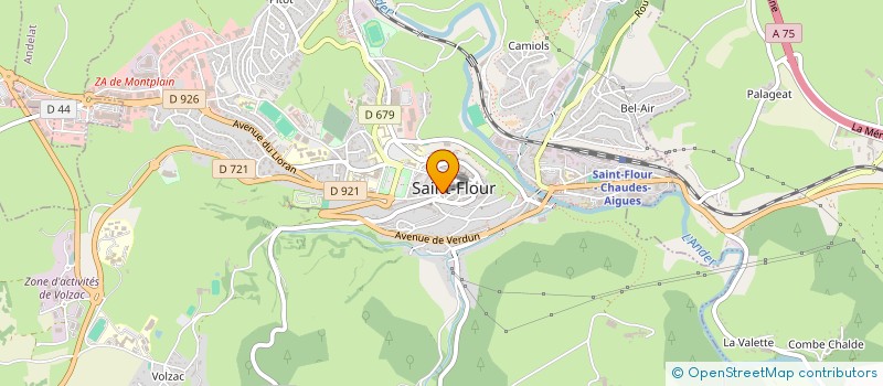 localisation de l'entreprise PARFUMERIE DUBOIS à SAINT-FLOUR