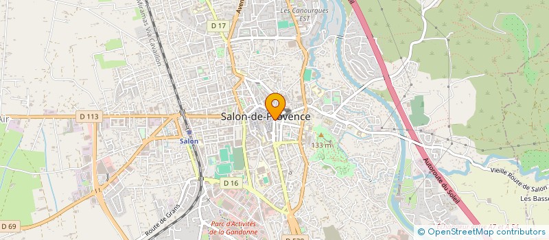 localisation de l'entreprise PARFUMERIE GARRON à SALON-DE-PROVENCE