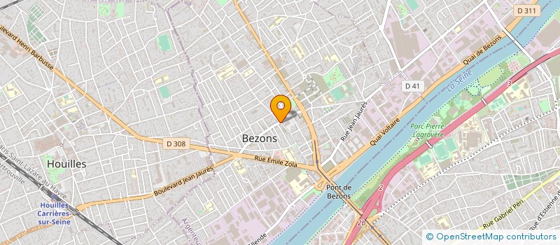 localisation de l'entreprise PARFUMERIE ISA à BEZONS