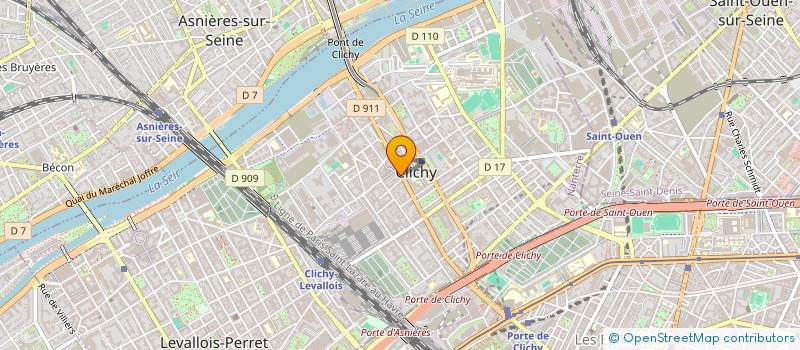 localisation de l'entreprise PARFUMERIE MARYSE à CLICHY