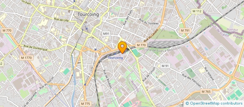 localisation de l'entreprise PARFUMERIE ORIENTALE A.A.Z  TOURCOING