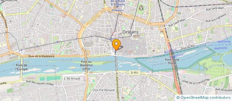 localisation de l'entreprise PARFUMERIE PEREIRA EURL à ORLEANS