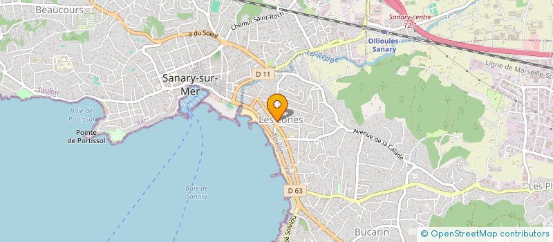 localisation de l'entreprise PARFUMERIE PRIVILEGE  SIX-FOURS-LES-PLAGES