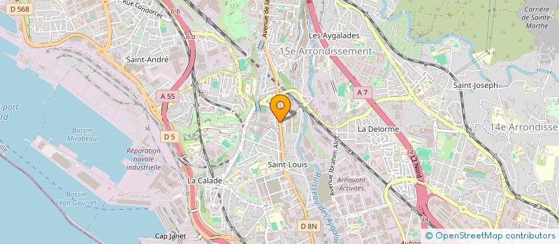 localisation de l'entreprise PARFUMERIE SABINE à MARSEILLE