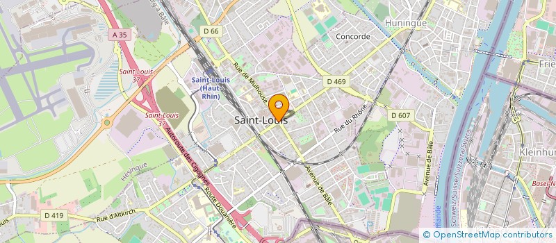 localisation de l'entreprise PARFUMERIE SCHAERGES à SAINT-LOUIS