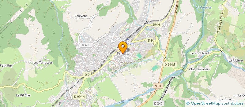 localisation de l'entreprise PARFUMERIE SIMONE à EMBRUN