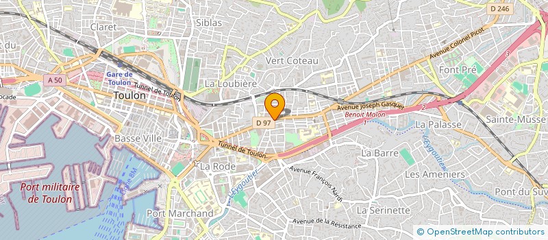 localisation de l'entreprise PARFUMERIE STELLA à TOULON