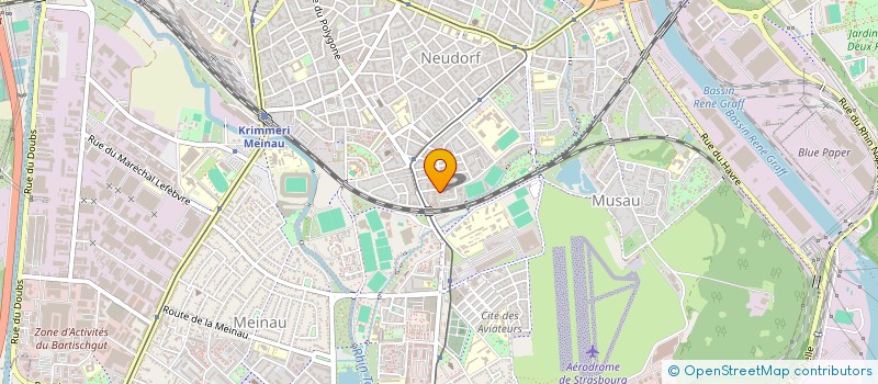 localisation de l'entreprise PARFUMERIE VESSIERE SA à STRASBOURG