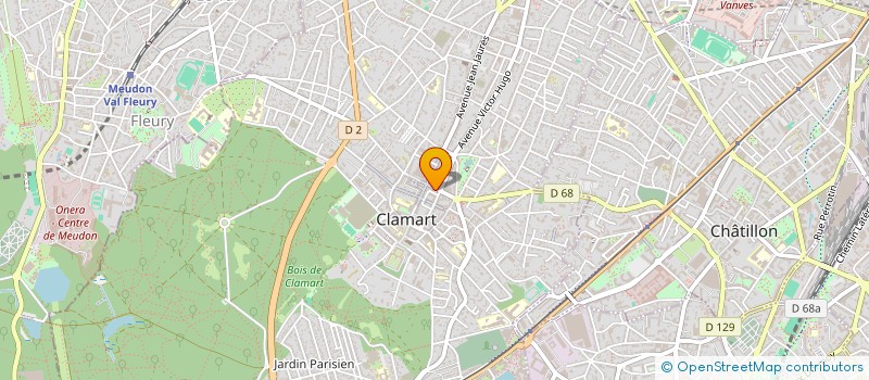 localisation de l'entreprise PARFUMO à CLAMART