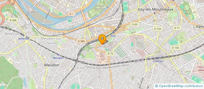 localisation de l'entreprise PARFUMS BEAUTE à ISSY-LES-MOULINEAUX