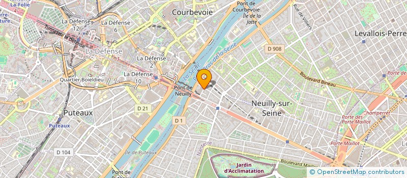 localisation de l'entreprise PARFUMS COSMETIQUES INFORMATION SERVICES  NEUILLY-SUR-SEINE