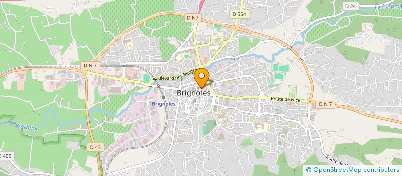 localisation de l'entreprise PARFUMS D'ASIE à BRIGNOLES