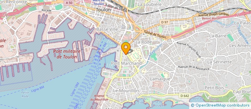 localisation de l'entreprise PARFUMS DE L'INDE à TOULON