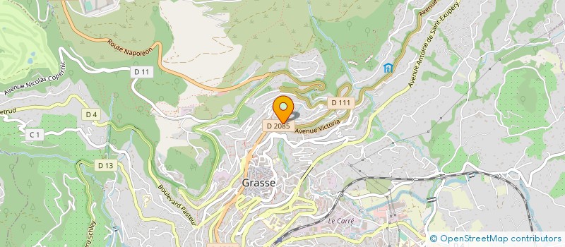 localisation de l'entreprise PARFUMS DE VIE  GRASSE