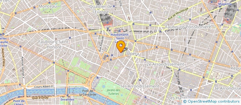 localisation de l'entreprise PARFUMS DIFFUSION SARL  PARIS