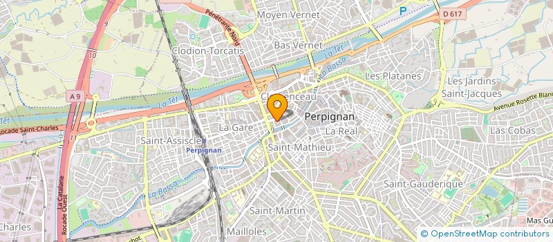 localisation de l'entreprise PARFUMS DU GOLFE  PERPIGNAN