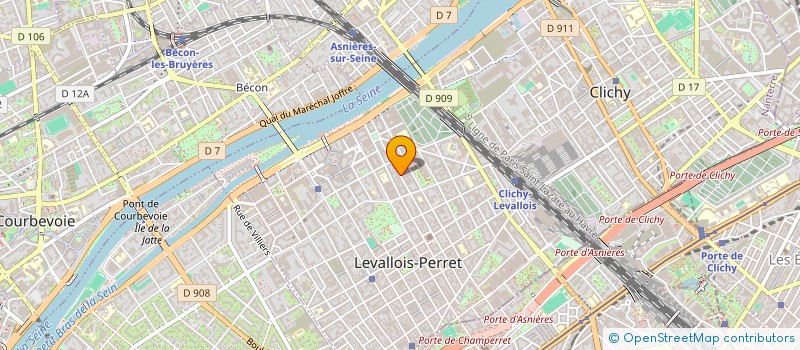 localisation de l'entreprise PARFUMS ET COSMETIQUES à LEVALLOIS-PERRET
