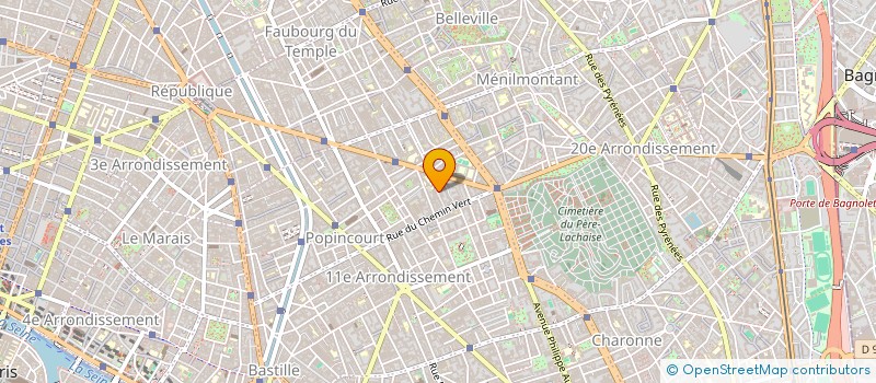 localisation de l'entreprise PARFUMS HELENA LORENZO à PARIS