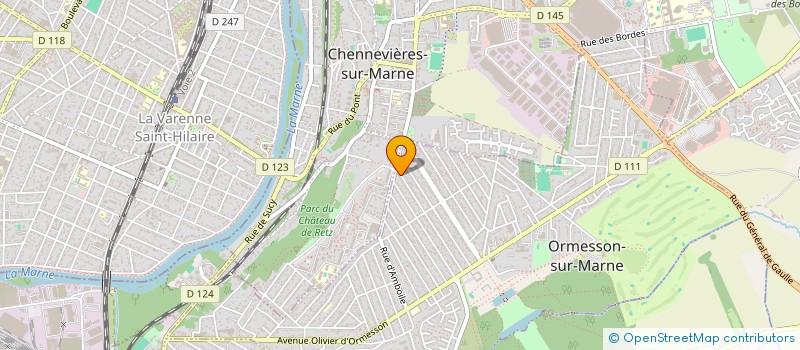 localisation de l'entreprise PARFUMS MEMORIAL  ORMESSON-SUR-MARNE