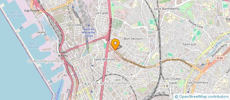localisation de l'entreprise PARFUMS PARTNERS à MARSEILLE