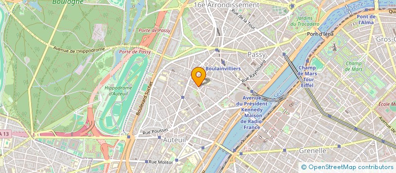 localisation de l'entreprise PARFUMS SANGLE-FERRIERE à PARIS