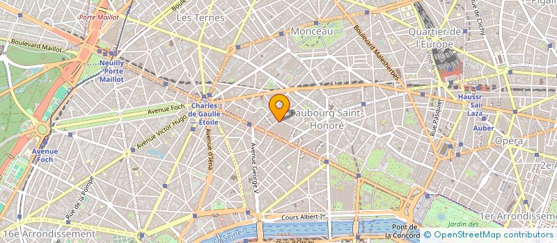 localisation de l'entreprise PARFUMS UGO VANELLI  PARIS