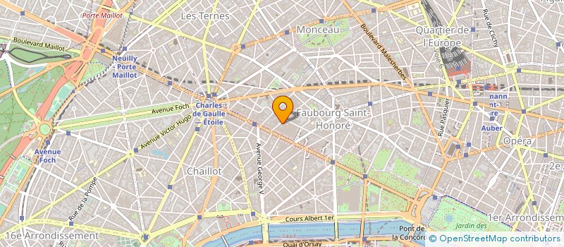 localisation de l'entreprise PARFUMS ULRIC DE VARENS SA  PARIS