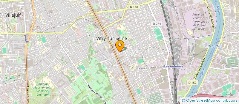 localisation de l'entreprise PARFYMORA  VITRY-SUR-SEINE