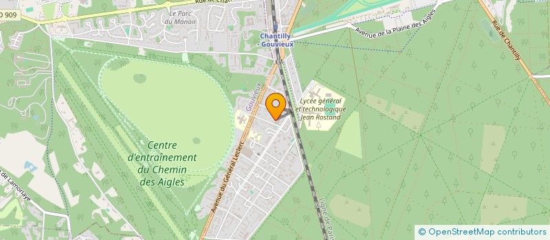 localisation de l'entreprise PARGEM  CHANTILLY