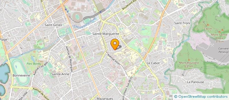 localisation de l'entreprise PARGEXCO à MARSEILLE 9EME