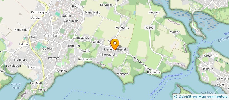 localisation de l'entreprise PARGO SAS  ARRADON