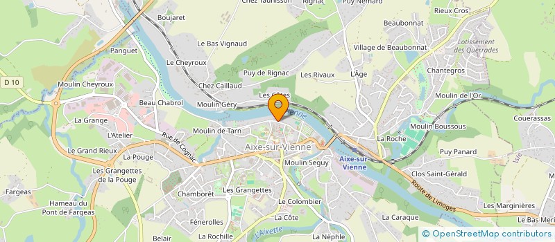 localisation de l'entreprise PARI à AIXE-SUR-VIENNE