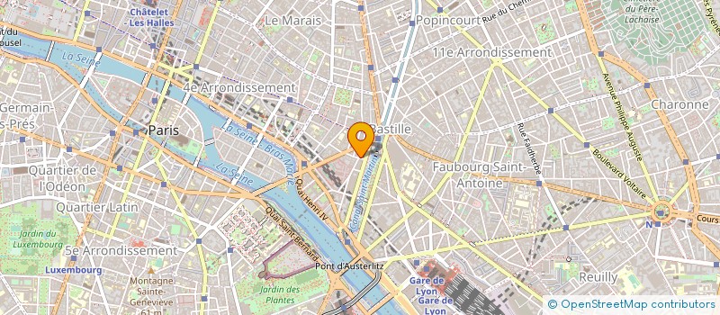 localisation de l'entreprise PARI MONTAGNE à PARIS