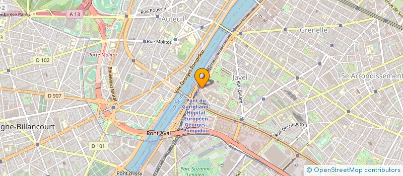 localisation de l'entreprise PARI MUTUEL URBAIN à PARIS