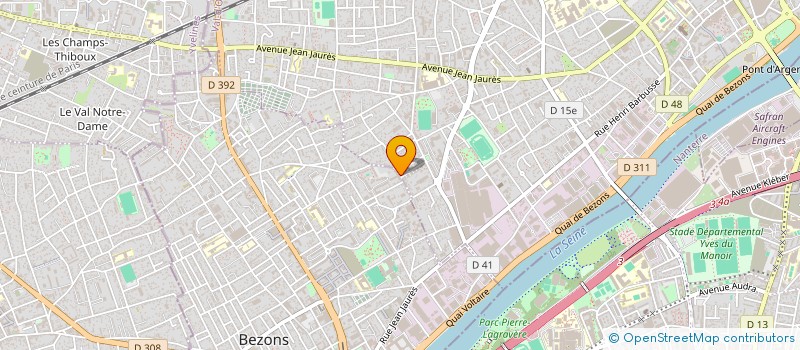 localisation de l'entreprise PARI PROPRE  BEZONS