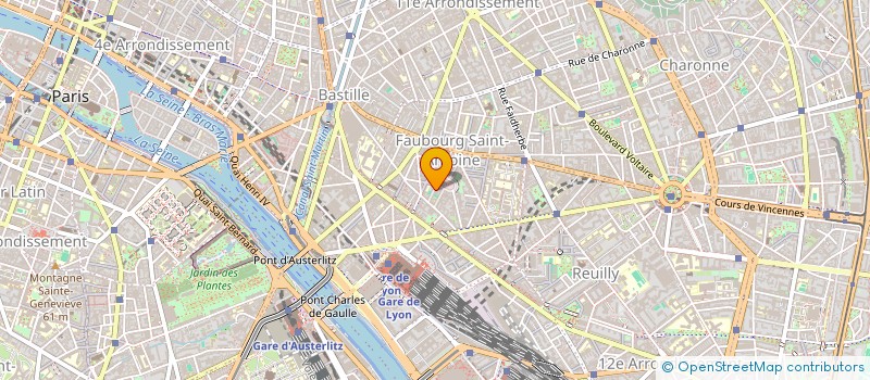 localisation de l'entreprise PARI S DE VENTS  PARIS