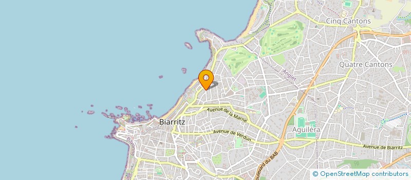 localisation de l'entreprise PARIBASQUE à BIARRITZ